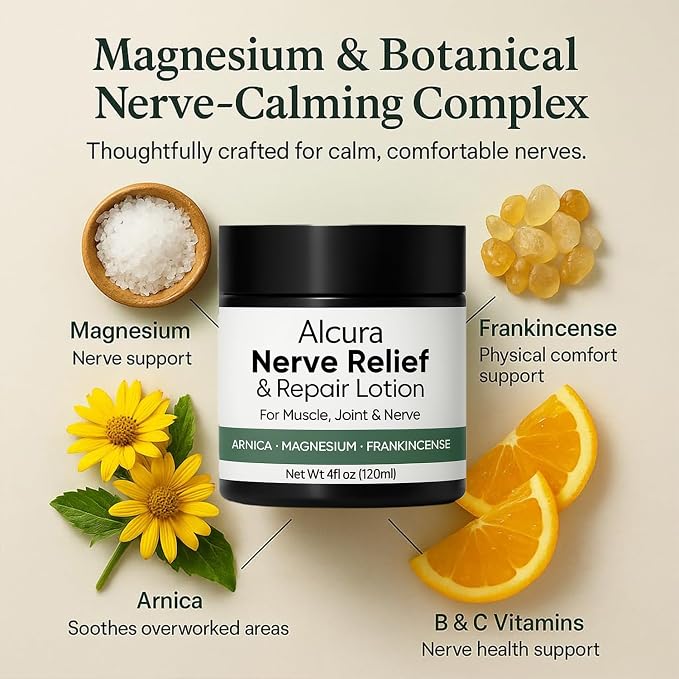 Alcura Nerve Cream, Alcura Neuropathy Lotion - Image 3
