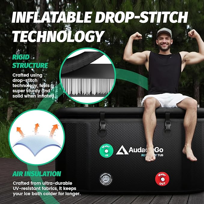 XXL Ice Bath Tub for Athletes, Compatible - Image 3