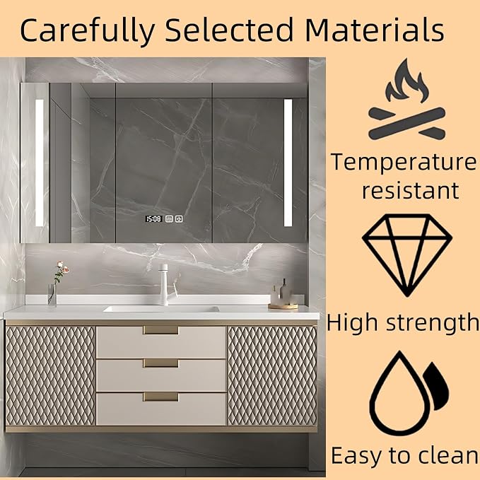 56IN Modern Bathroom Vanity - Image 6
