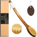ICANdOIT-19.68Inch Natural Boar Bristles Anti-Slip Extra Long Handle Bath Brush by Beautyisanattitude-ICANdOIT