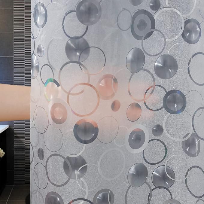 AooHome 72x72 Plastic Shower Curtain Liner - Image 3