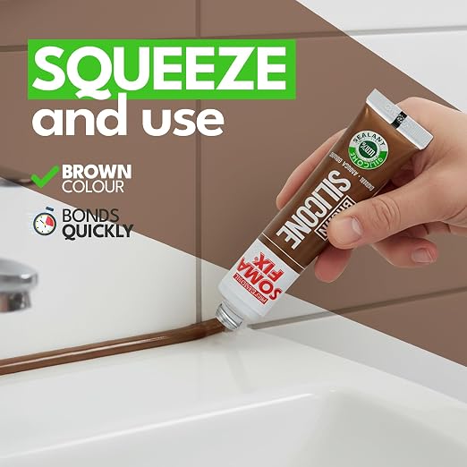 Silicone Caulk - Squeeze Tube Silicone Sealant - Image 2
