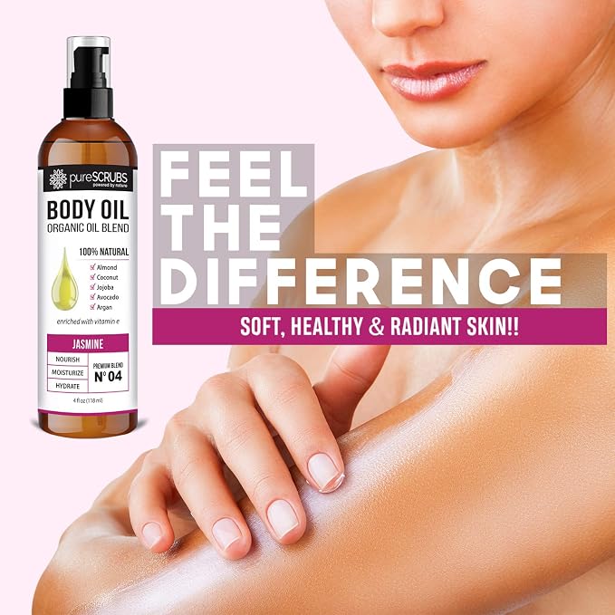 pureSCRUBS Ultra Moisturizing Jasmine Body Oil Spray - Image 7