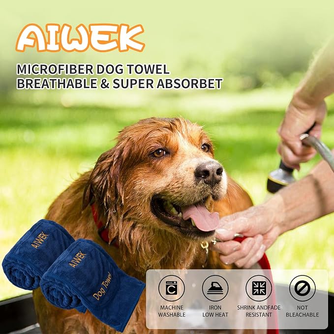 Super Absorbent Microfiber Dog Towels - Image 3