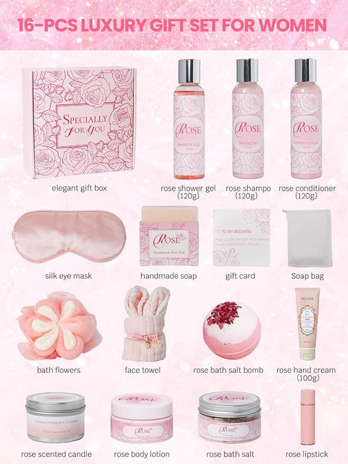 16Pcs Rose Spa Kit - Image 2