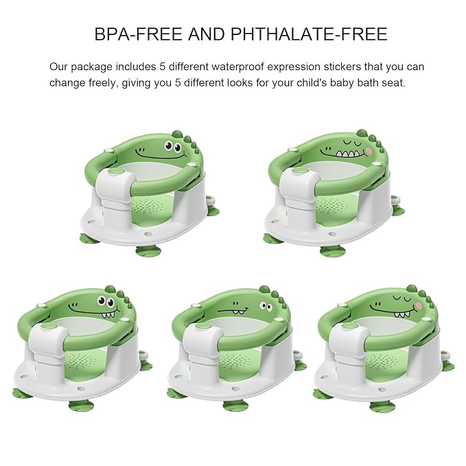 TPN Baby Bath Seat for Babies 6 Months & Up, Non-Slip Toddler Bath Seat - Image 2