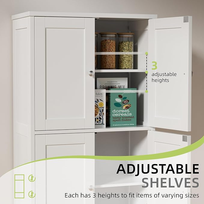 Vongrasig Bathroom Storage Cabinet, Small Bathroom Floor Cabinet - Image 4