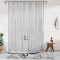 Barossa Design Clear Black Long Shower Curtain Liner 78" Height by BarossaDesign