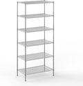 24" Deep x 42" Wide x 96" Height Wire Shelving Kit | 6-Tier | NSF Commercial by Regal+Altair