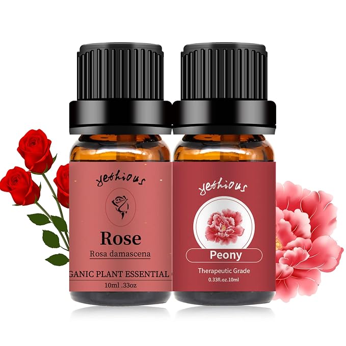 yethious Rose Essential Oil Organic Flower Natrual Peony Essential Oil - Image 8