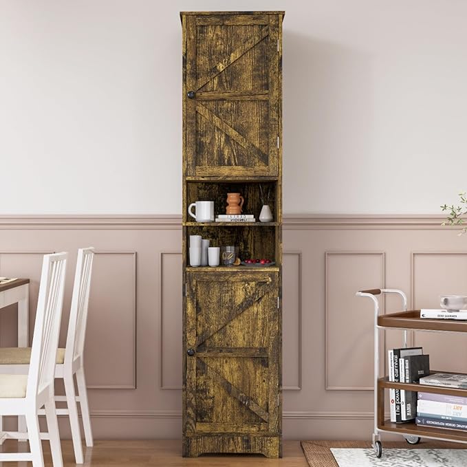 Tall Bathroom Cabinet, Storage Cabinet - Image 2