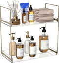 Bathroom Countertop Organizer, 2 Tier Acrylic Tray Vanity Counter Skincare by NPPLUS