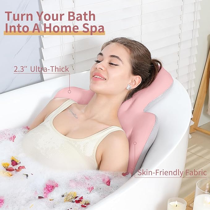Luxury Bath Cushion, Full Body Bathtub Pillow - Image 2