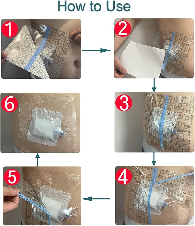 100Pcs Waterproof Shower Protector Bandage 4"x4.7" - Image 7