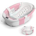 Collapsible Baby Bathtub for Newborn to Toddler 0-36 Months, Spacious Foldable by Himold