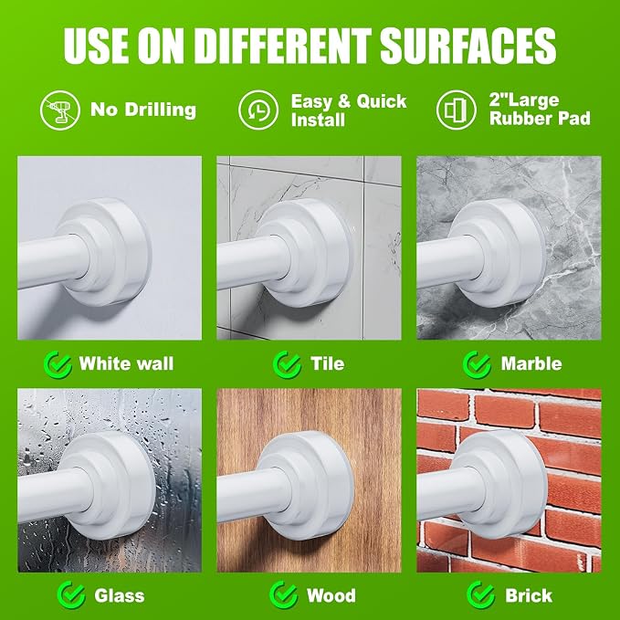 Ausemku Shower Curtain Rod Tension - Image 3
