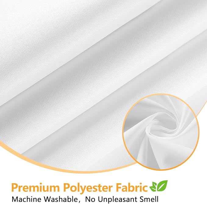 Waterproof Fabric Short Shower Curtain Liner - Image 2