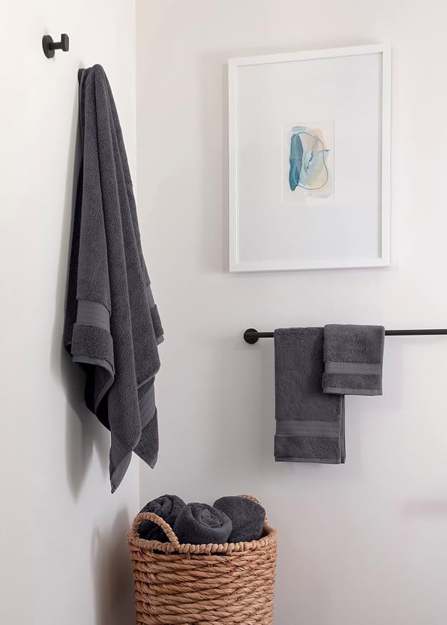 Fabdreams 100% Organic Cotton Bath Towel Set of 6 700 GSM Hotel Premium Plush - Image 2