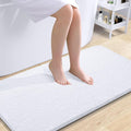 OLANLY Bathroom Rugs 44x24, Extra Soft Absorbent Chenille Bath Rugs, Rubber by OLANLY