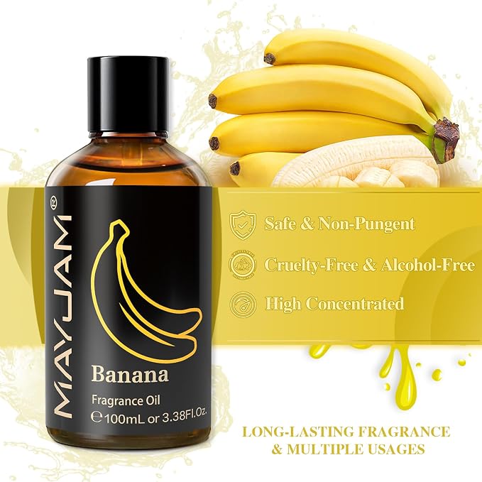 MAYJAM 100ML/3.38FL.OZ Banana Fragrance Oils - Image 3