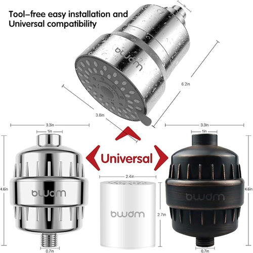 15 Stage Shower Filter Cartridge, High output Universal replacement filter - Image 2