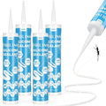 PAULINN Silicone Caulk White, 100% Silicone Sealant Waterproof by PAULINN