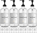 16 OZ Clear Glass Soap Dispenser by SunrisePremium