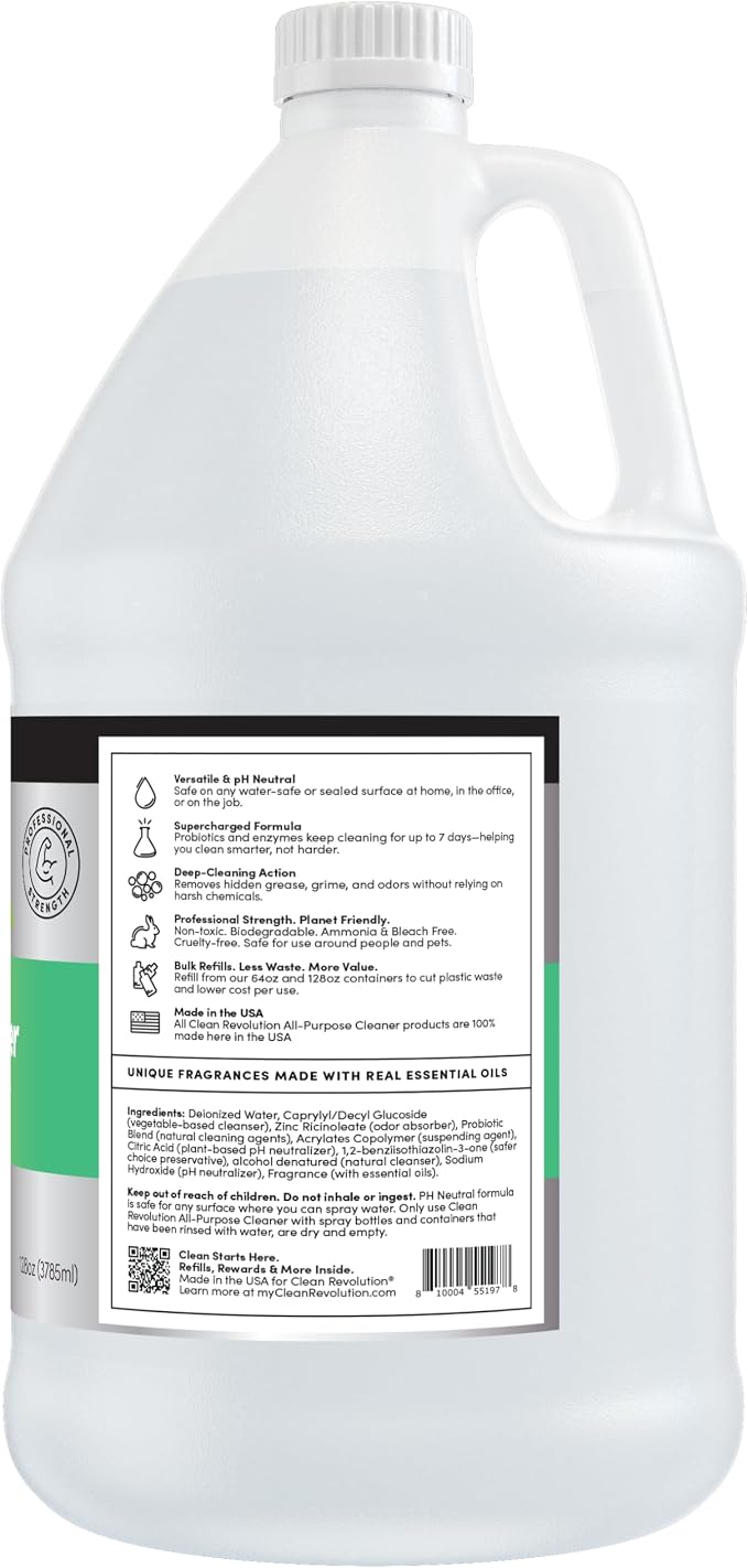 Clean Revolution SuperCharged All Purpose Cleaner, Eco-Friendly & Plant-Based - Image 3