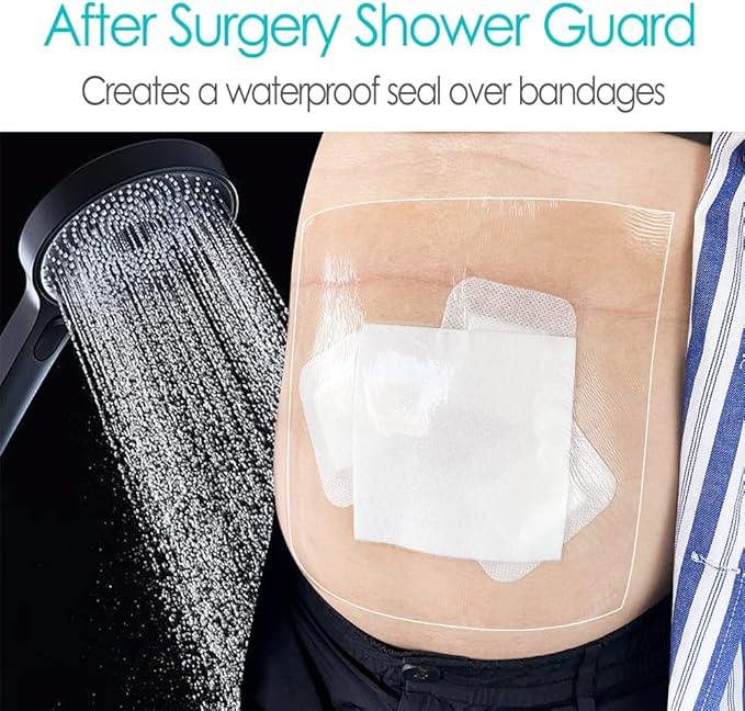 25 Pcs Waterproof Shower Cover 8"x8" - Image 2