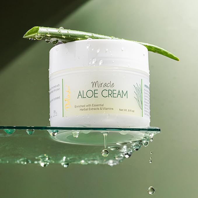 Deluvia Miracle Aloe Cream | Face & Body Moisturizer - Image 5