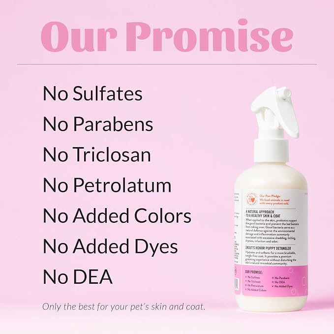Skout's Honor Probiotic Pet Detangler Spray- Hydrating & Conditioning w/Avocado - Image 8