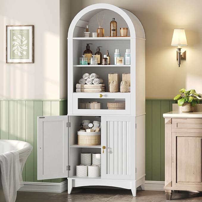66" Tall Bathroom Storage Cabinet by RALGEND