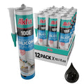 Akfix 100E RTV Black Silicone Caulk by Akfix