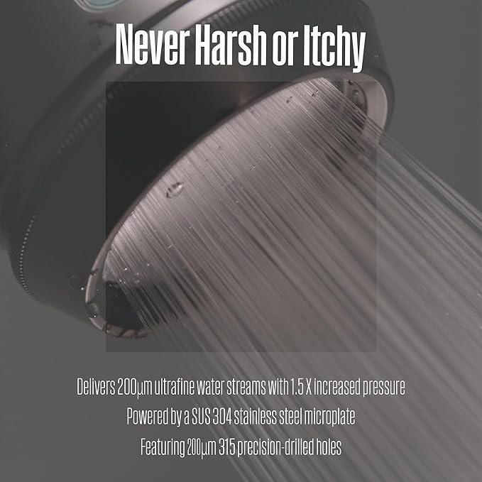 POSEION BT100 MS Filtered Shower Head – Handheld, High Pressure, Magnetized - Image 6