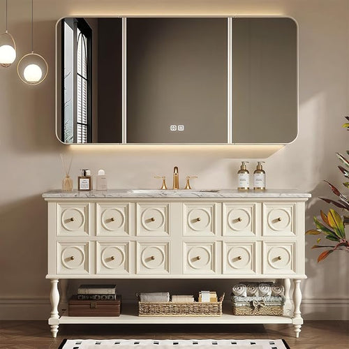 100IN Bathroom Vanity with Sink by ZGNBSD