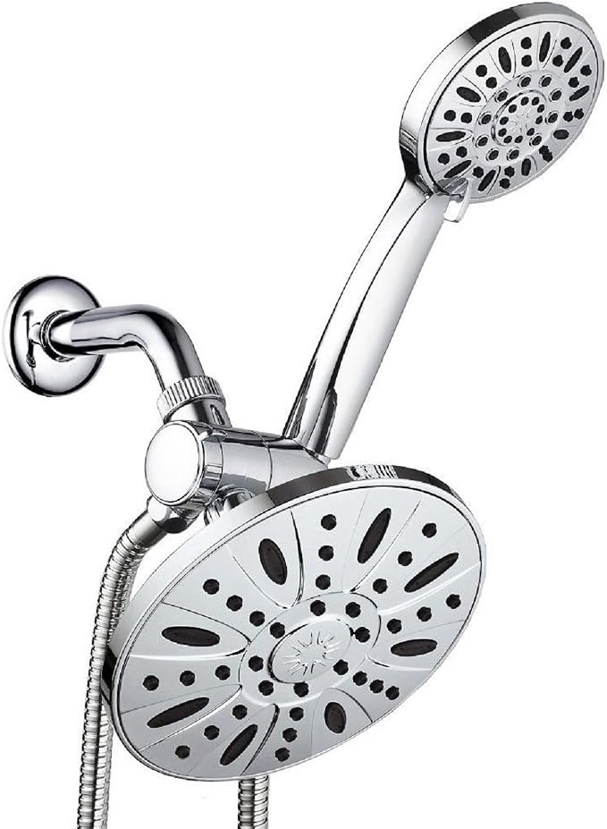 AquaDance 7" Premium High Pressure 3-Way Rainfall Combo Combines The Best of - Image 7
