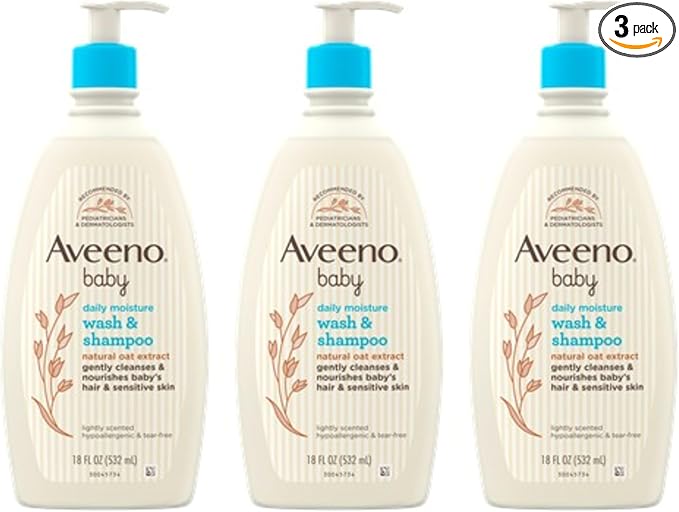 Aveeno Baby Gentle Body Wash & Shampoo by AveenoBaby
