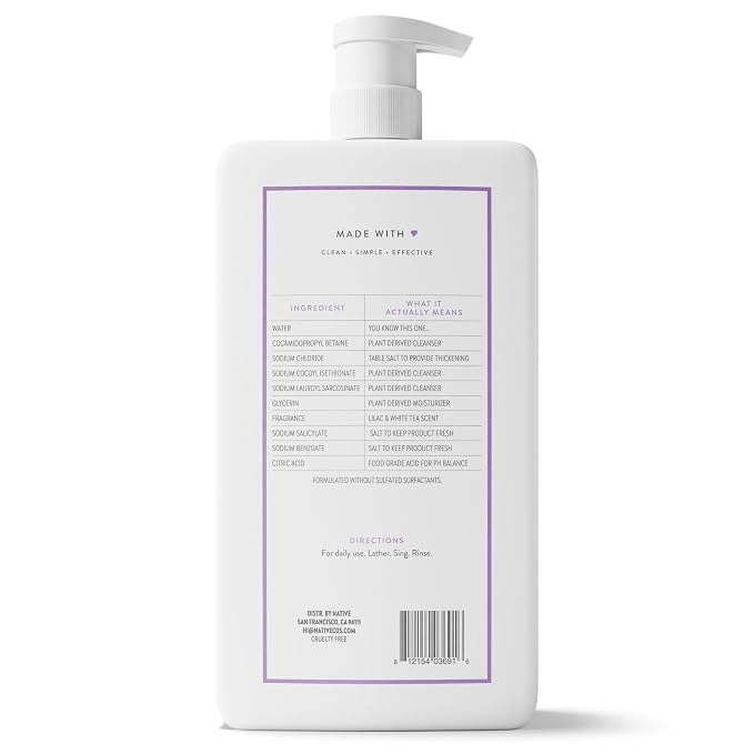 Native Sulfate Free Body Wash Contains Naturally Derived Ingredients | - Image 10