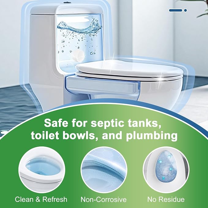 Toilet Bowl Cleaner Tablets 30 PACK Automatic Toilet Tank Cleaners Hands-Free - Image 5