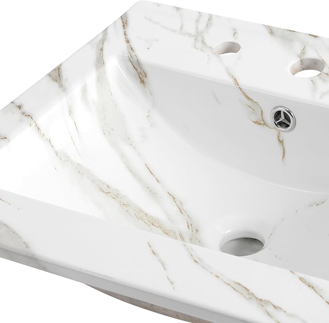 JONATHAN Y SNK1000C Ancillary 3-Hole 20 in. W x 18.25 in. D Classic - Image 7