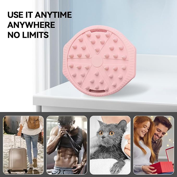 OTHIX Dual-Sided Silicone Body Scrubber -Silicone Loofah 2 in 1 Body Scrubber - Image 7
