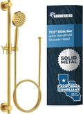 HammerHead Showers® Solid Metal 27.5 Inch Shower Slide Bar Set and Handheld by HammerHeadShowers