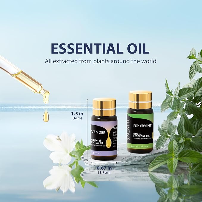 Essential Oils by SACATR Natural Essential Oil Set -12 Essential Oils Gift Set - Image 2