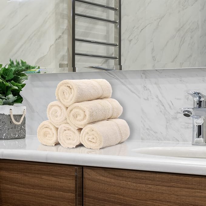 Luxury Hotel & Spa Towel 100% Genuine Turkish Cotton Hand Towels - Image 6