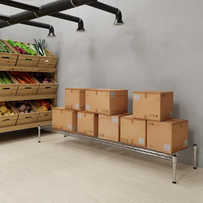 18" Deep x 72" Wide x 8" Height Wire Shelving Kit | 1-Tier | NSF Commercial - Image 8