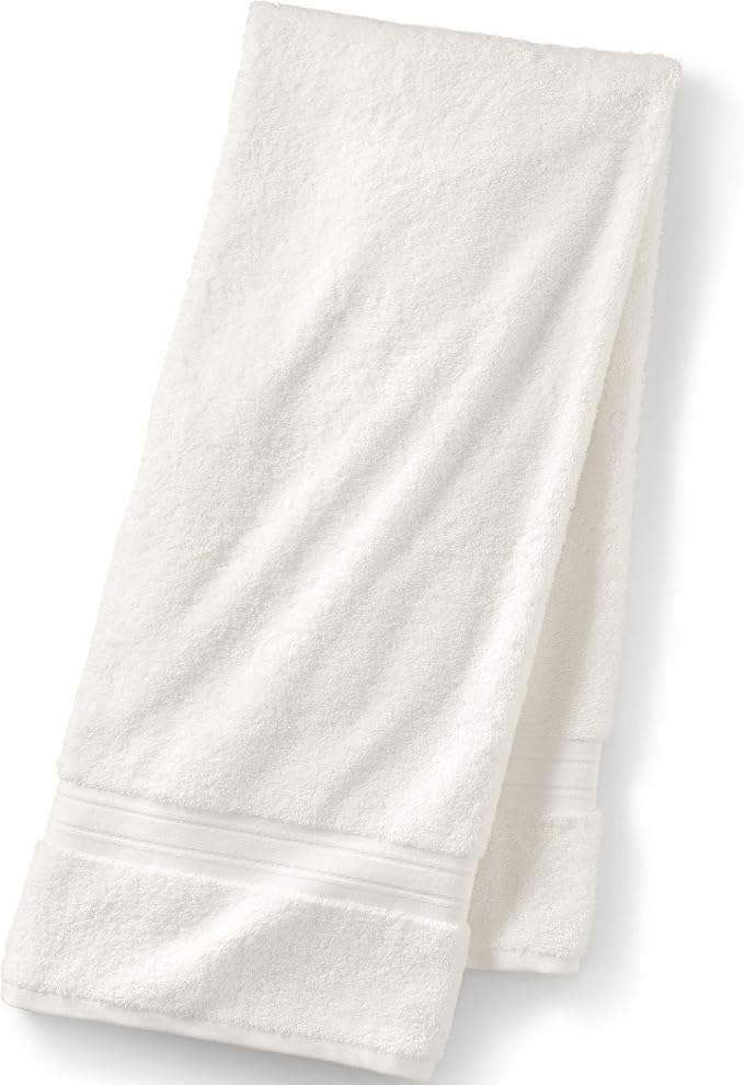 Lands' End Supima Towel Ivory Bath- Bath Towel by LandsEnd
