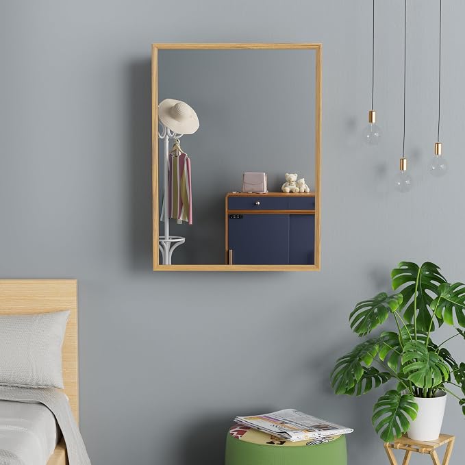 24x30 Inch Wood Medicine Cabinet - Image 9