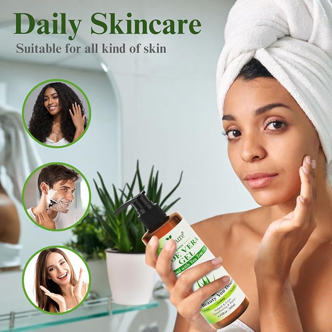 Aloe Vera Gel with Tea Tree Oil - Image 5