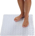ENKOSI Square Shower Mat – 21 x 21 Inch Non-Slip Bathroom Shower Stall Mat by ENKOSI
