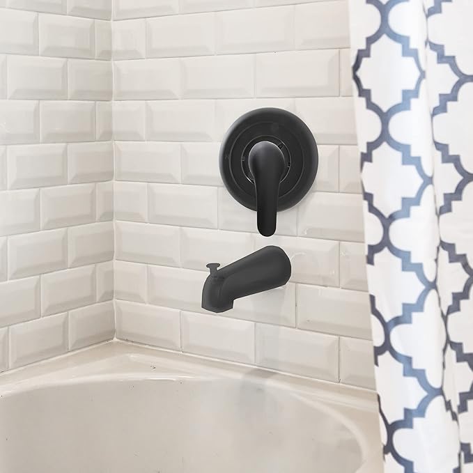 Danco 11083 Use with Moen Tub and Shower Faucets Trim Kit, No Size, Matte Black - Image 3